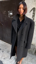 381 / oversized double-breasted coat