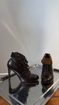 387 / MOSCHINO heeled ankle boots