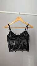 393 / lace corset top