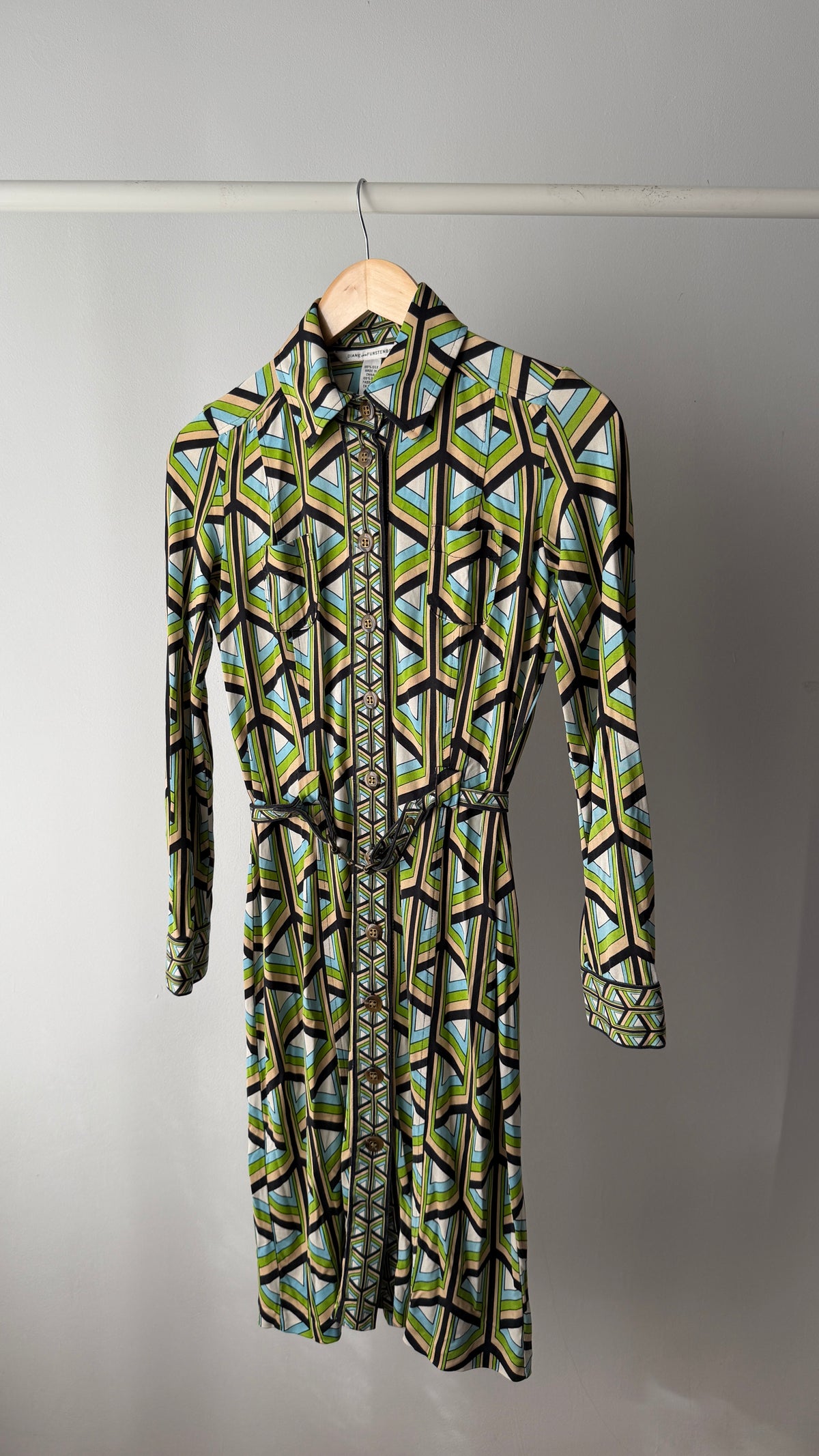 421 / DIANE VON FUSTENBERG silk dress
