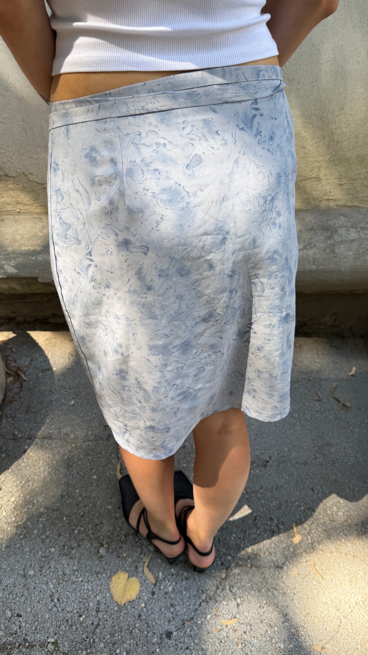 376 / wrap-around skirt