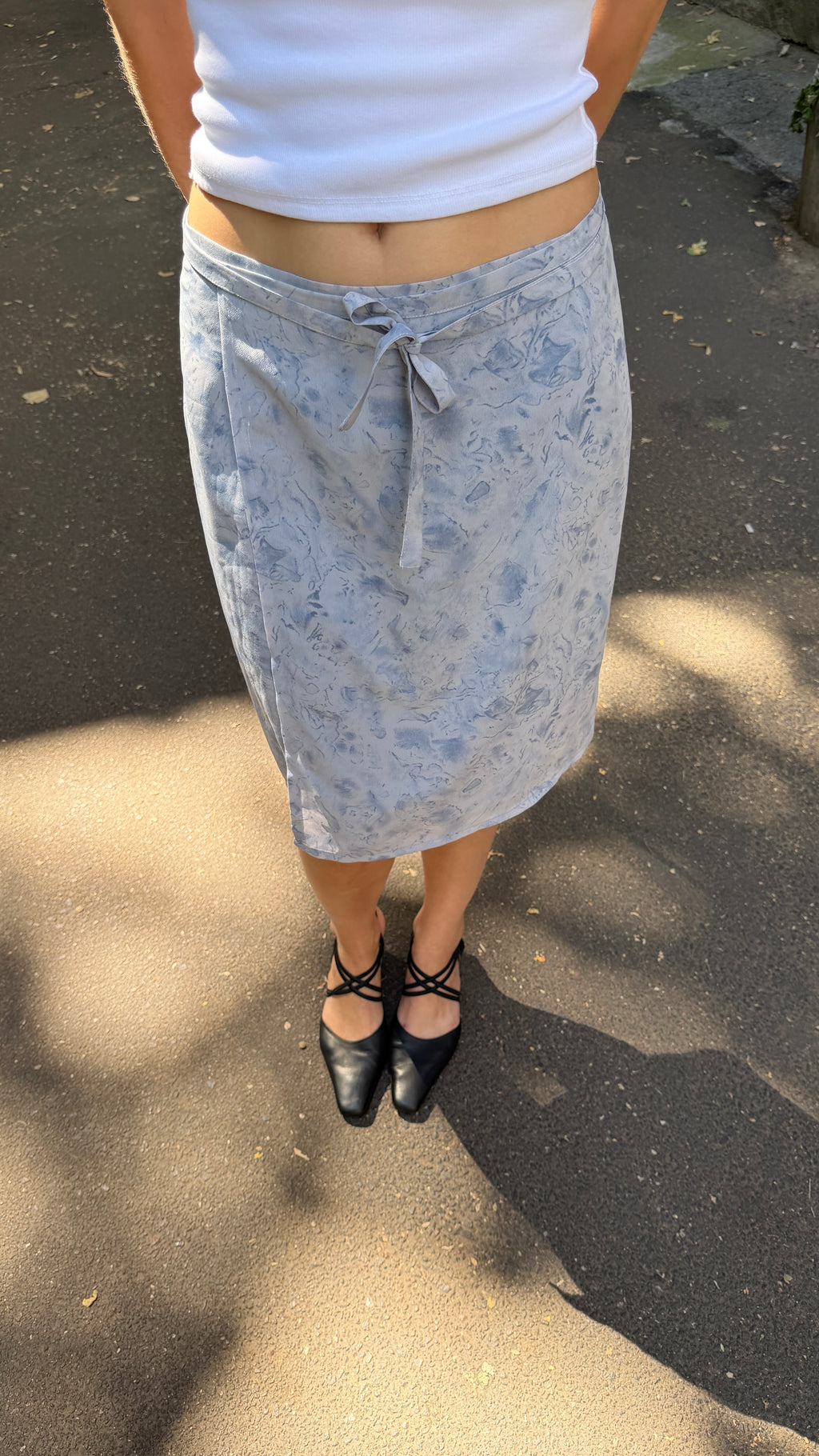 376 / wrap-around skirt