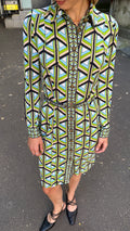 421 / DIANE VON FUSTENBERG silk dress