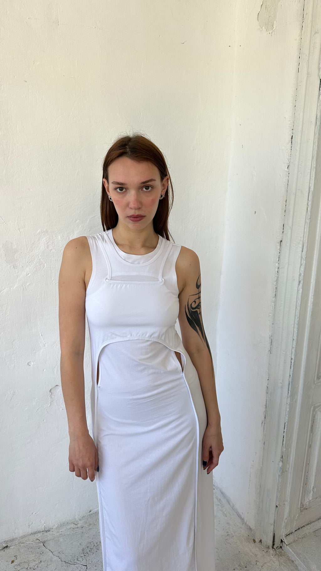 198 / Y-3 maxi dress