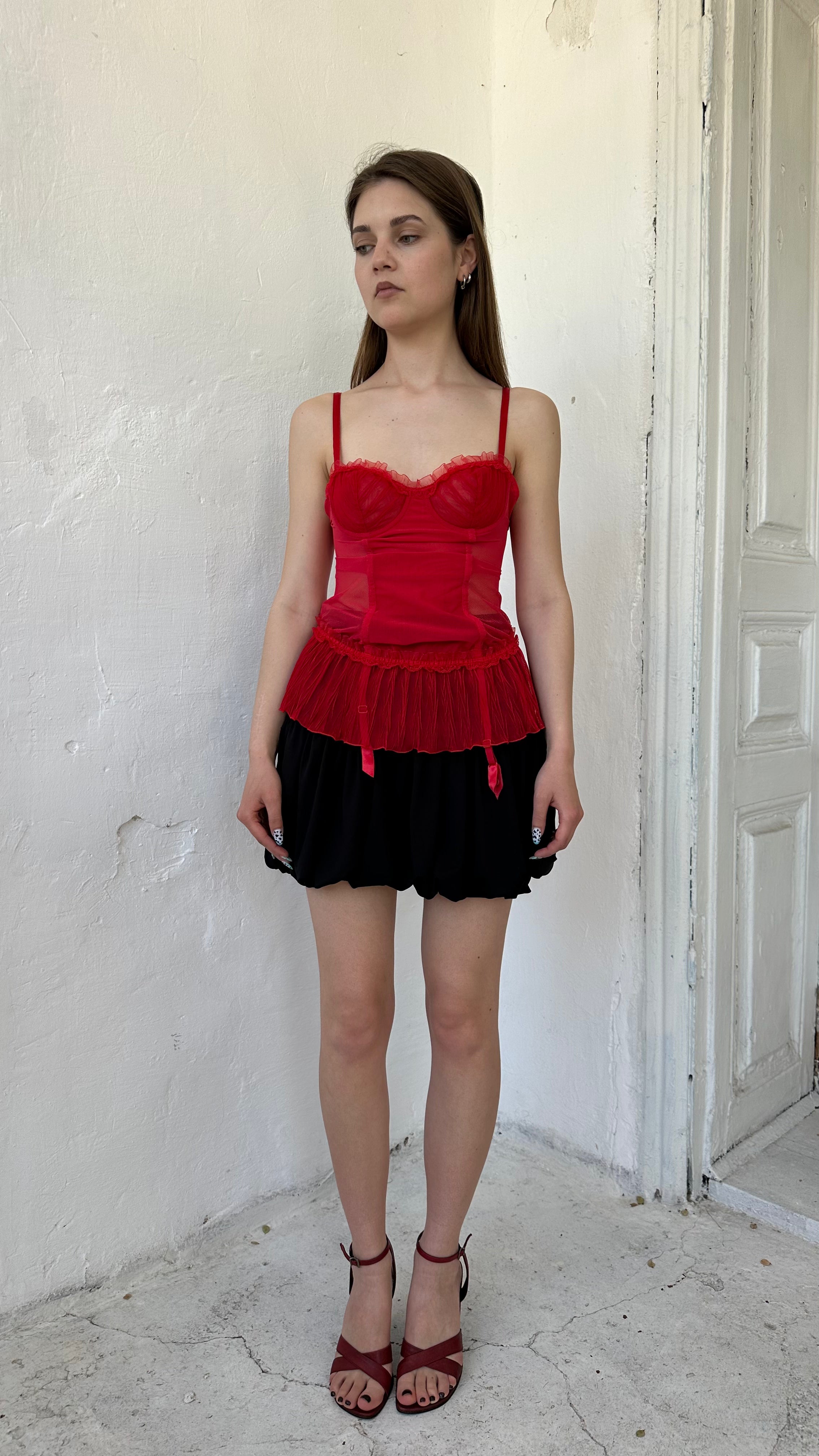 182 / mesh corset