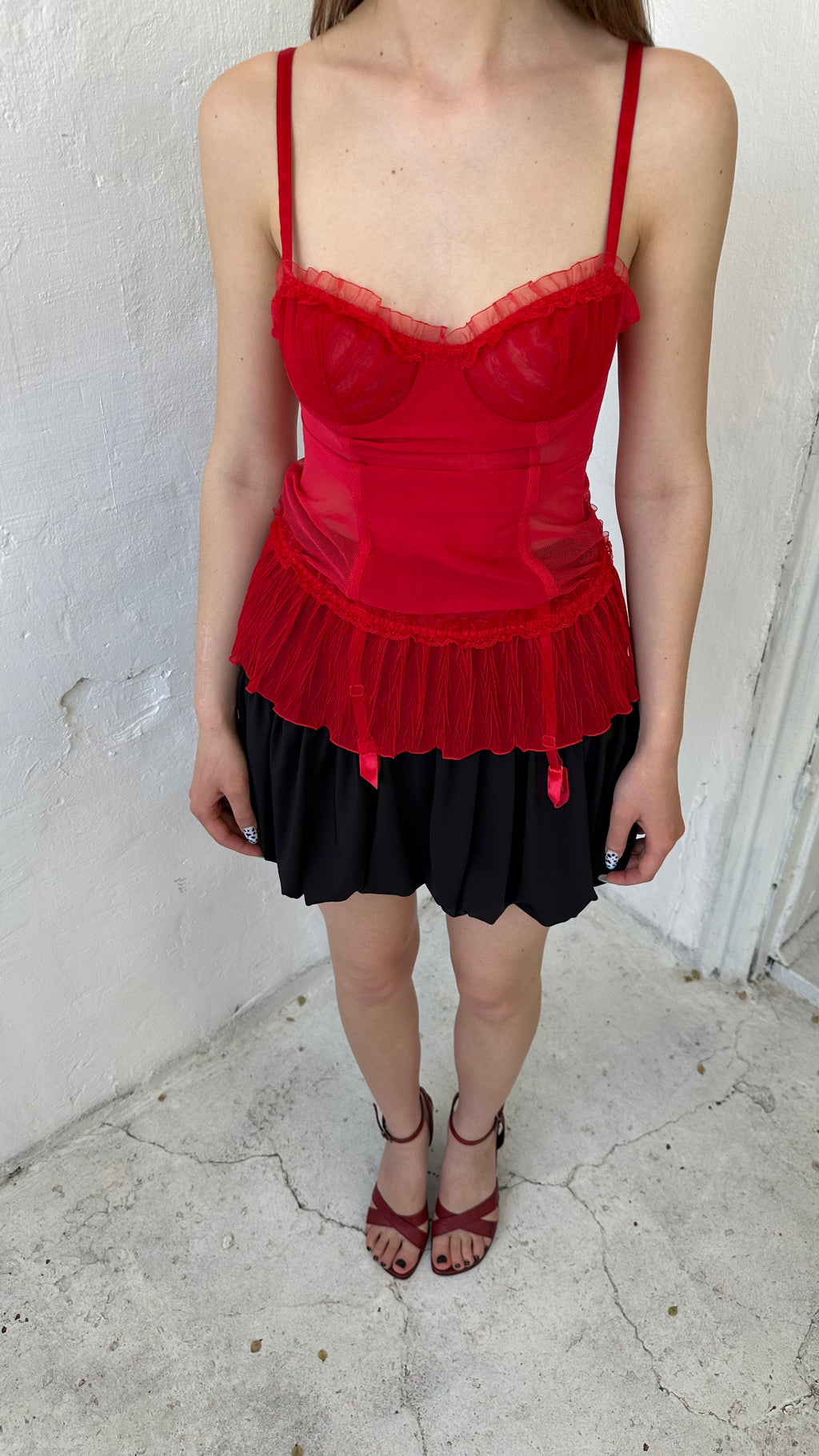 182 / mesh corset