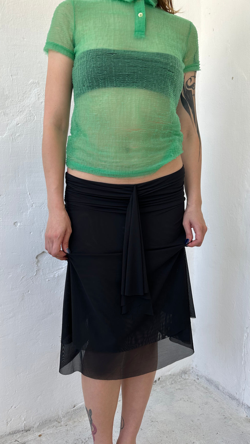 192 / knee-length skirt