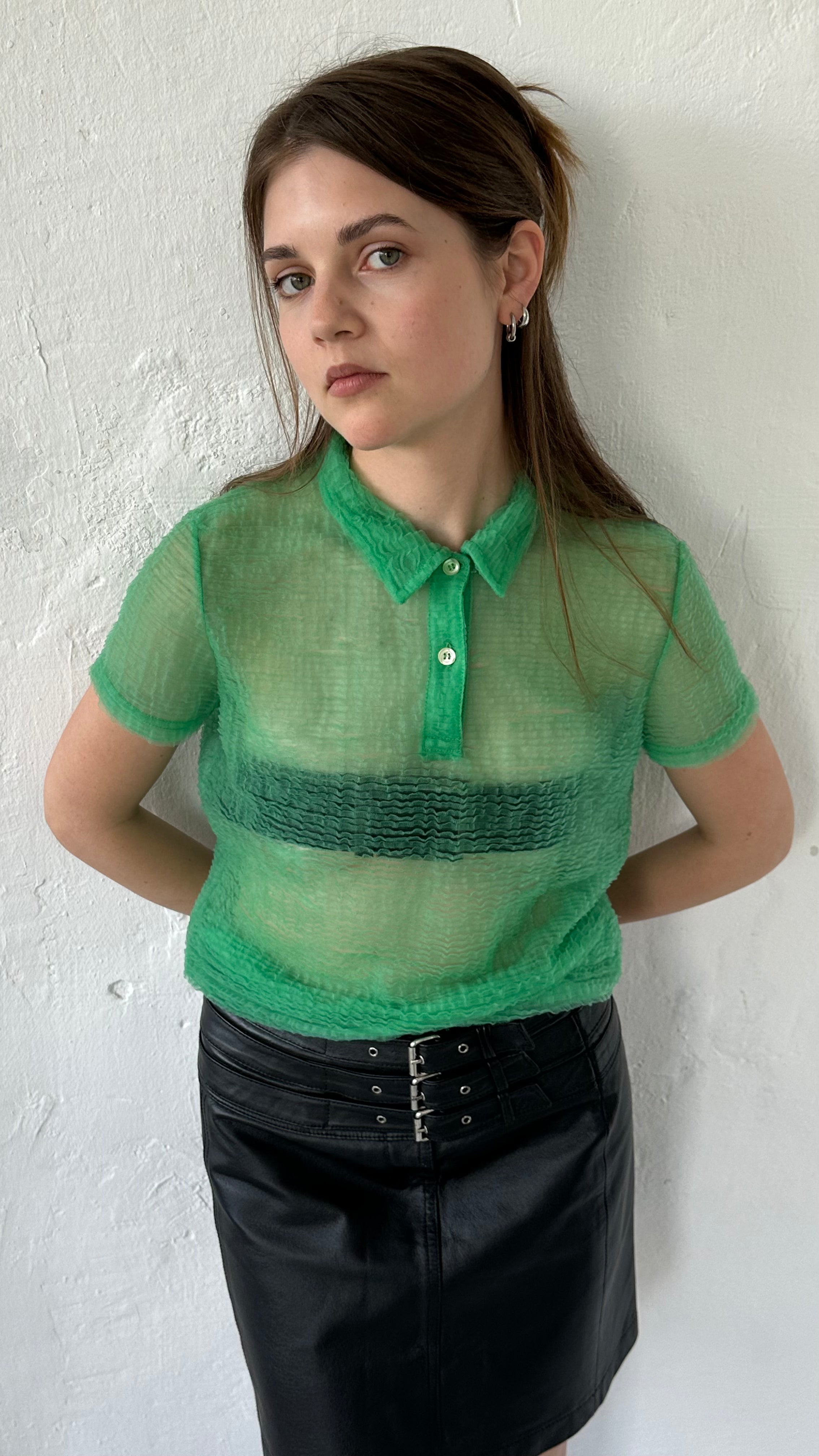 174 / CALVIN KLEIN polo top