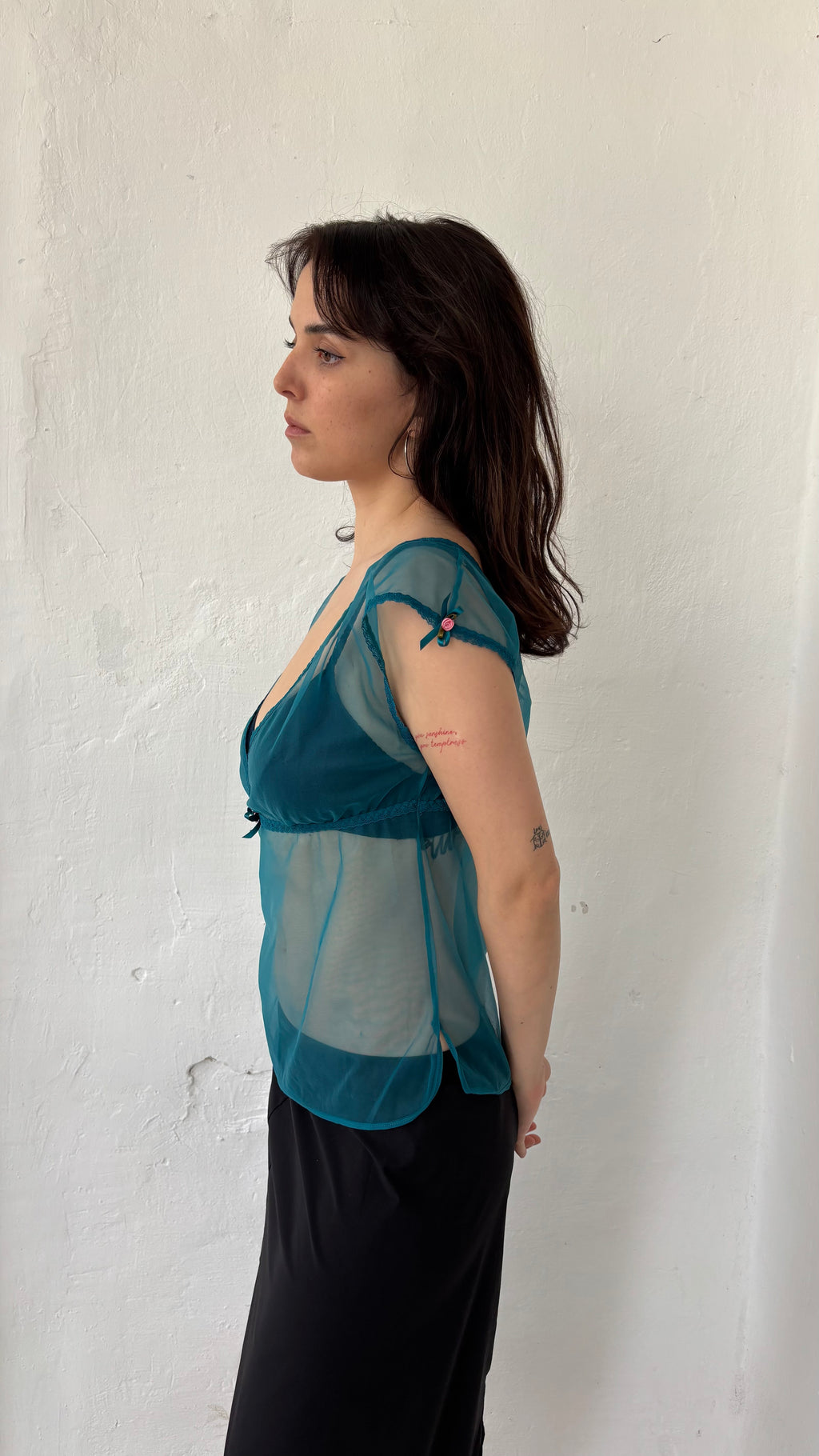 340 / INTIMISSIMI sheer top