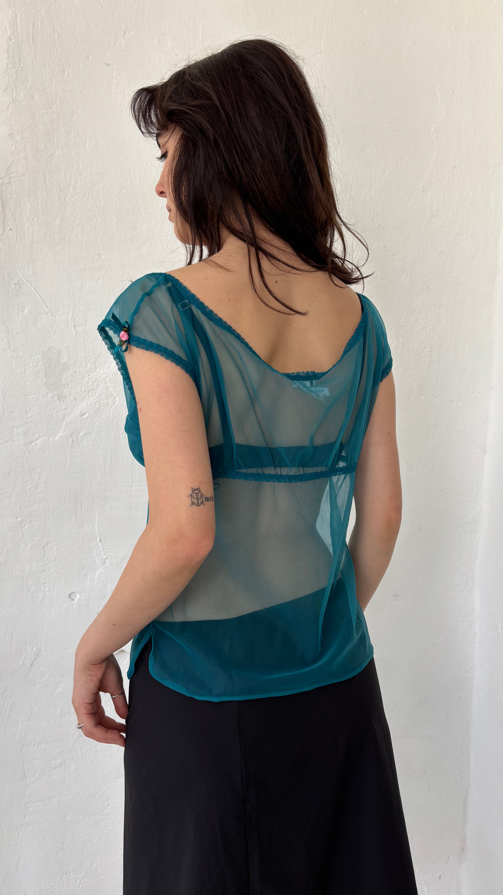 340 / INTIMISSIMI sheer top