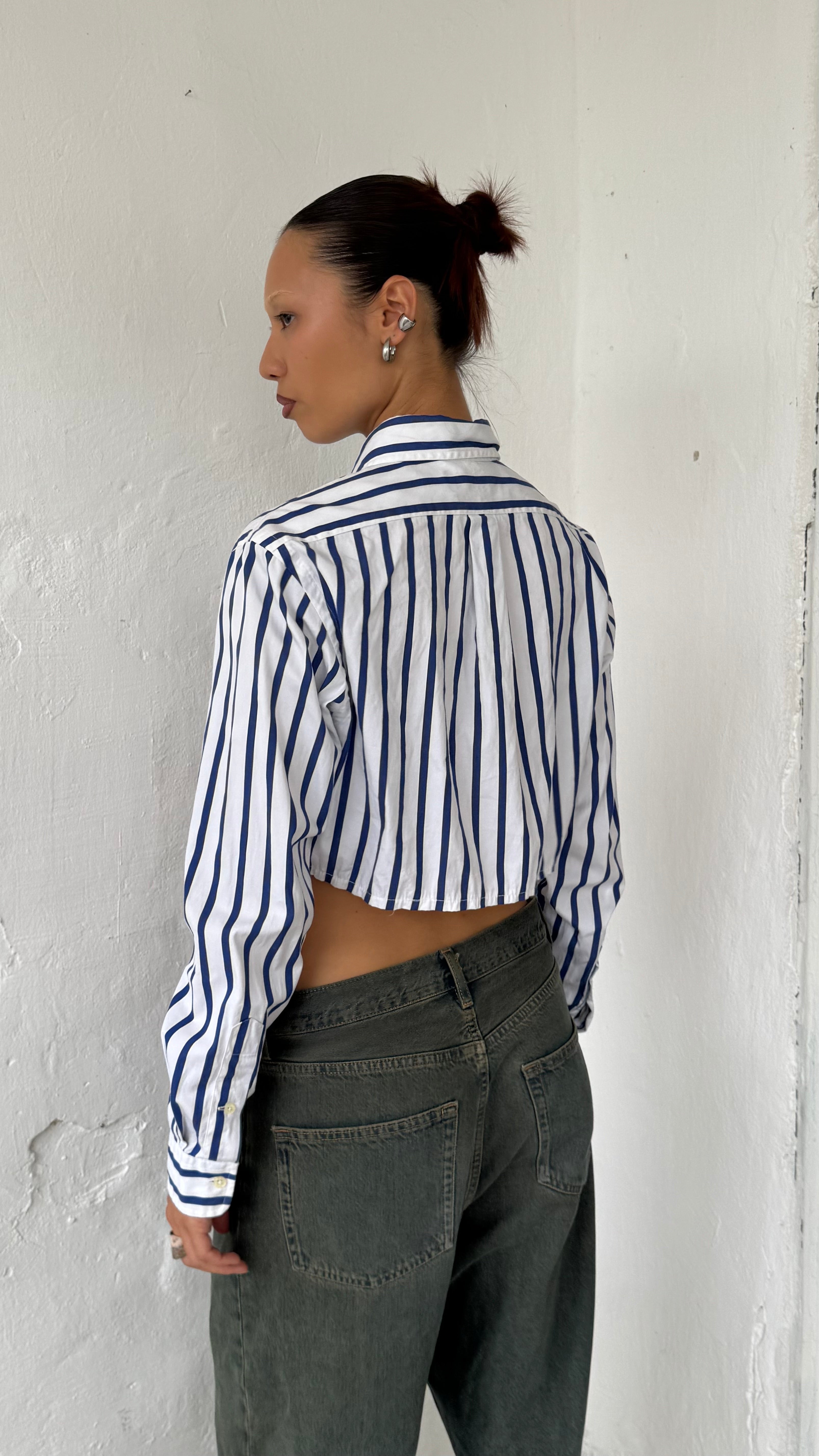 328 / cropped RALPH LAUREN shirt