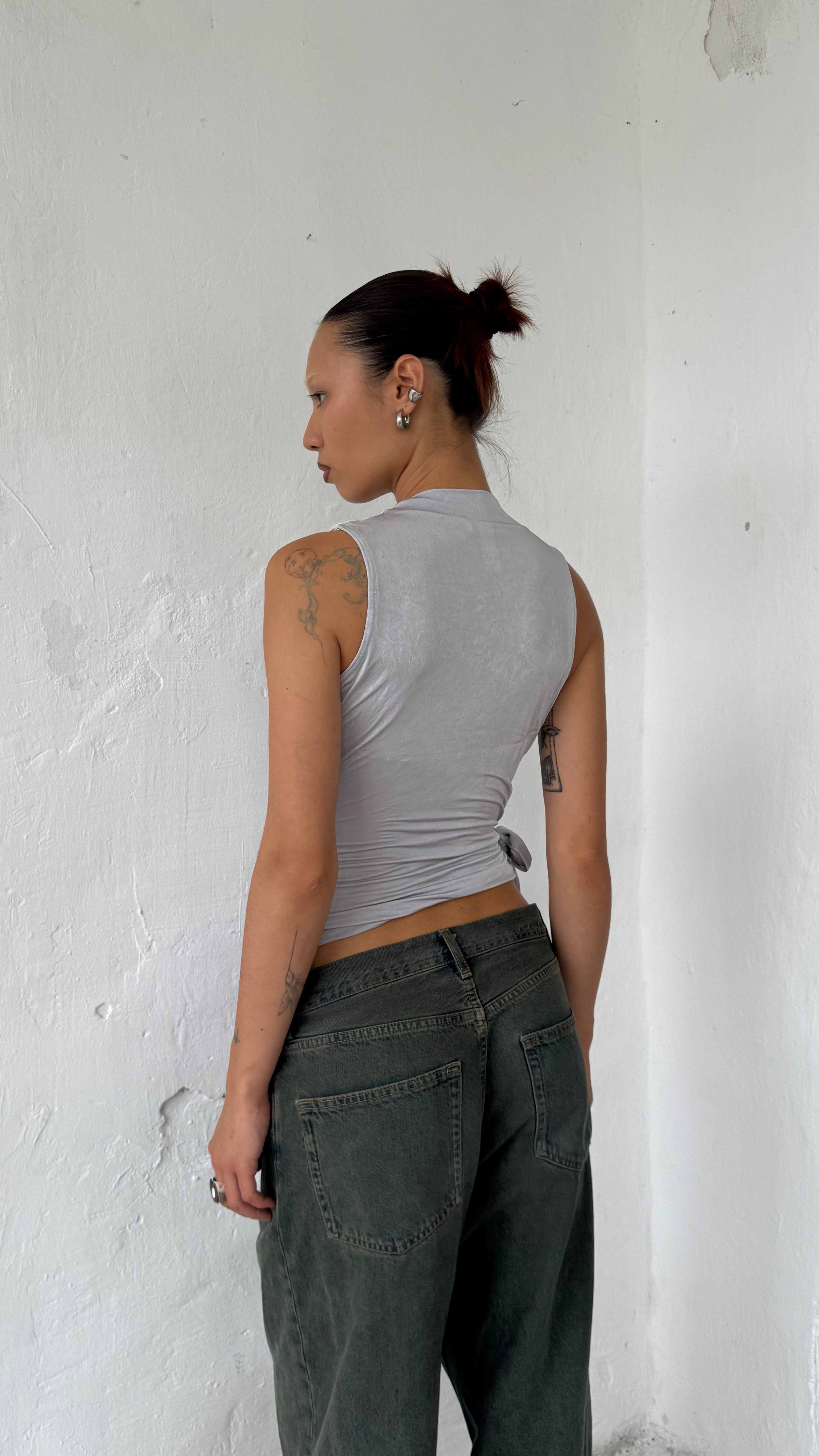 312 / draped blouse
