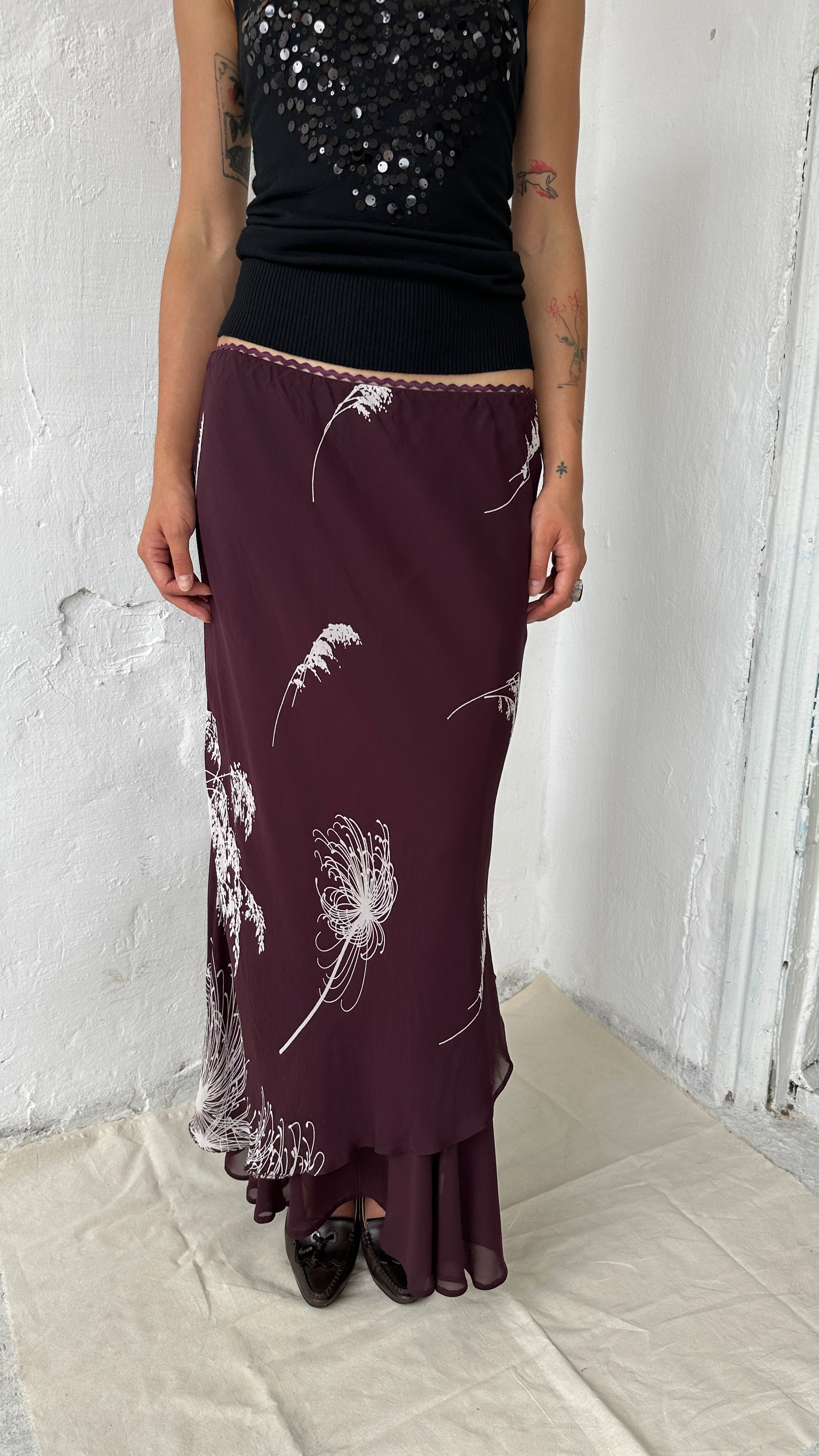 308 / maxi ruffle skirt