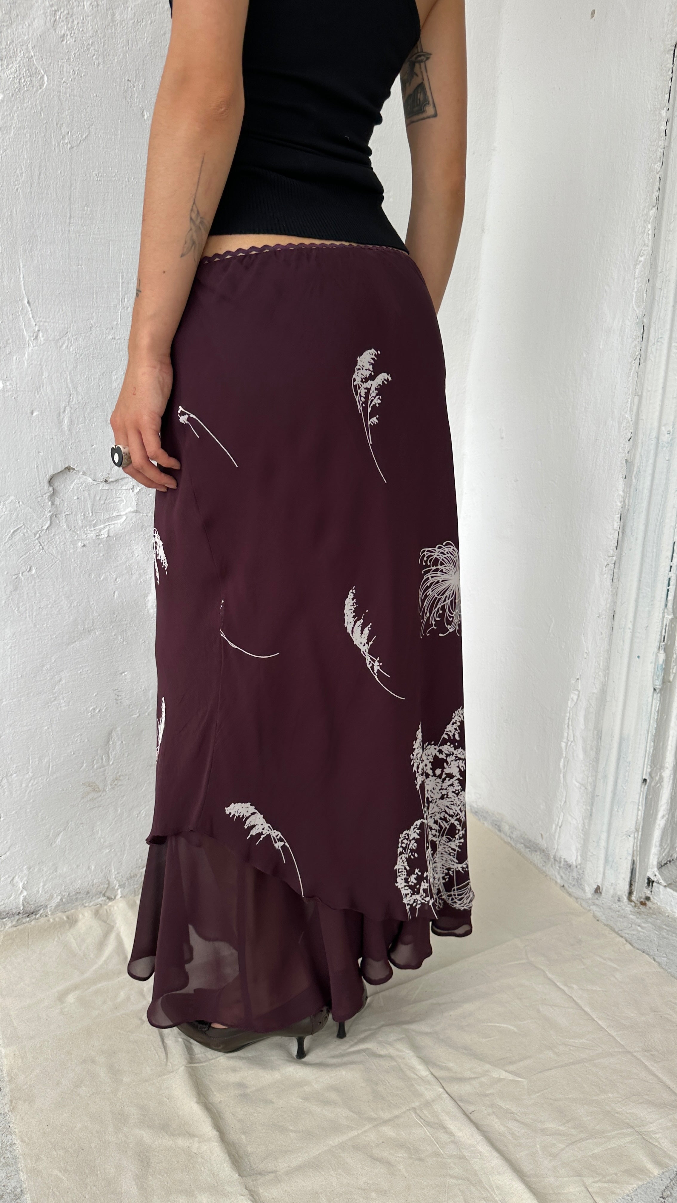 308 / maxi ruffle skirt
