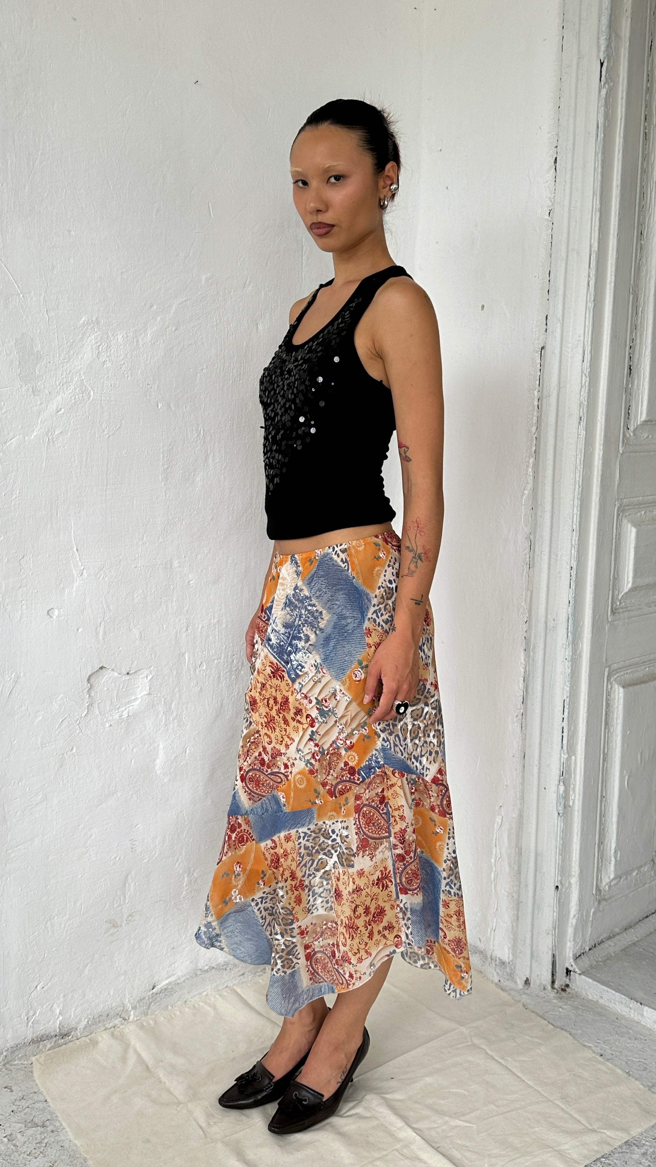 307 / asymmetrical skirt