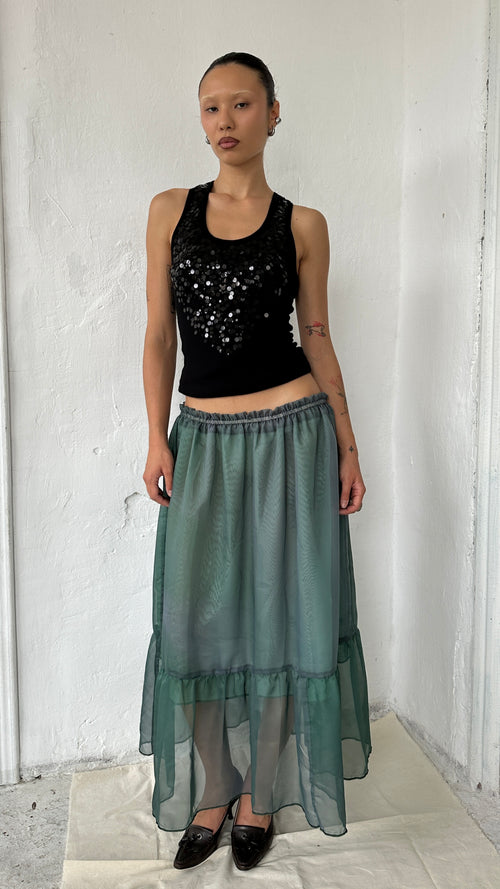 306 / handmade chiffon skirt