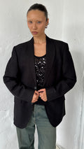 253 / linen blend men's blazer