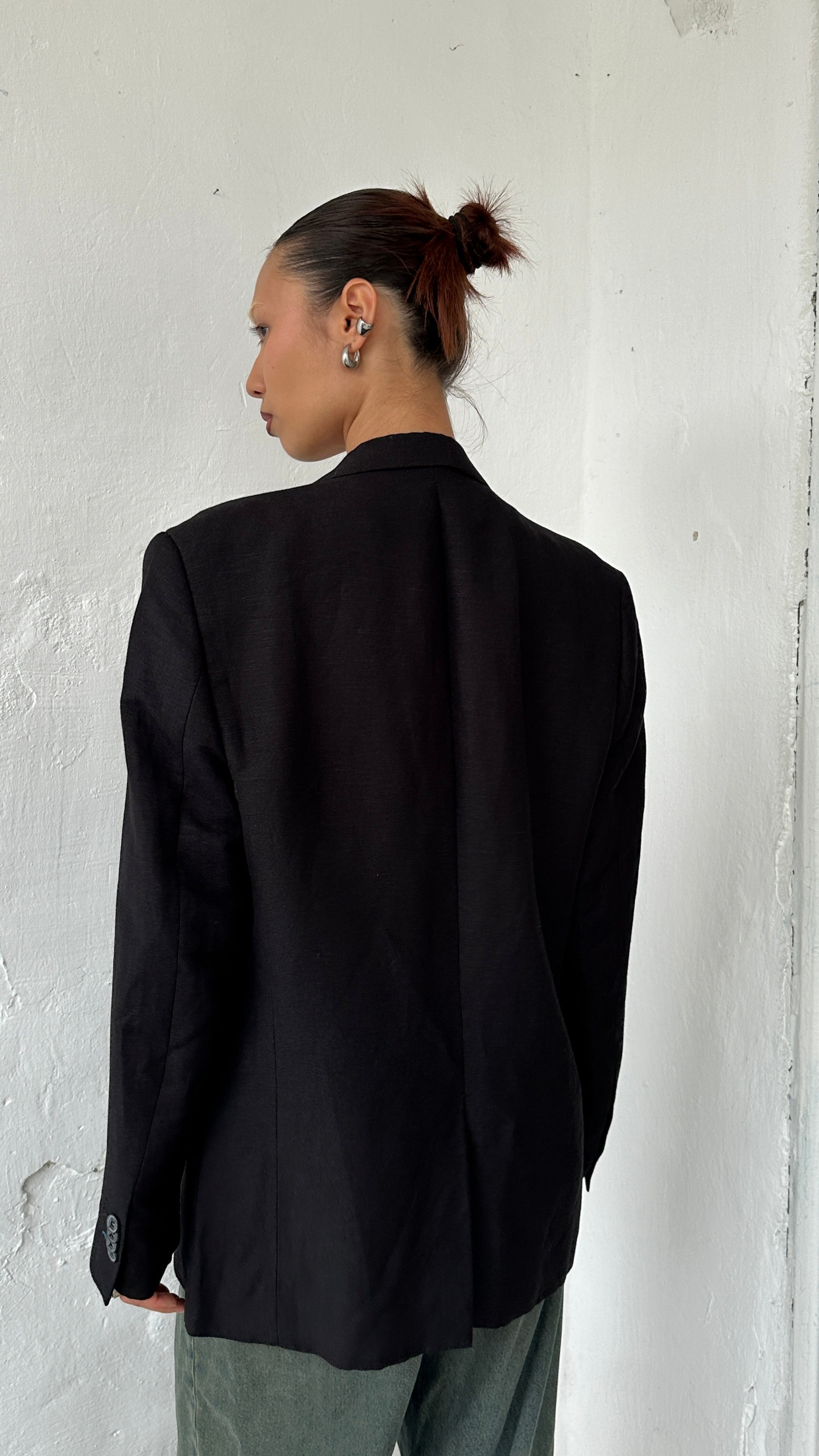 253 / linen blend men's blazer